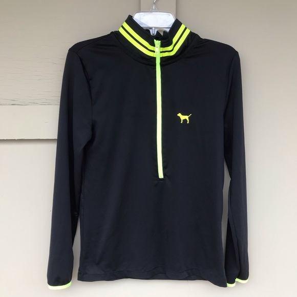 PINK Victoria's Secret Tops - Pink Ultimate VS LongSleeve 1/4 Zip ActiveWearTop